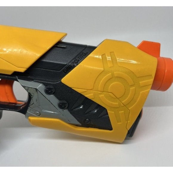 Nerf Dart Tag Sharp Shot Single Blaster Toy Gun Hasbro Yellow Side Arm Pistol - Picture 12 of 12
